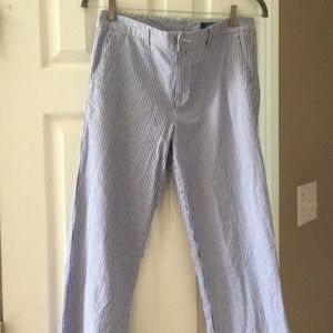 Boys Polo by Ralph Lauren seersucker pants